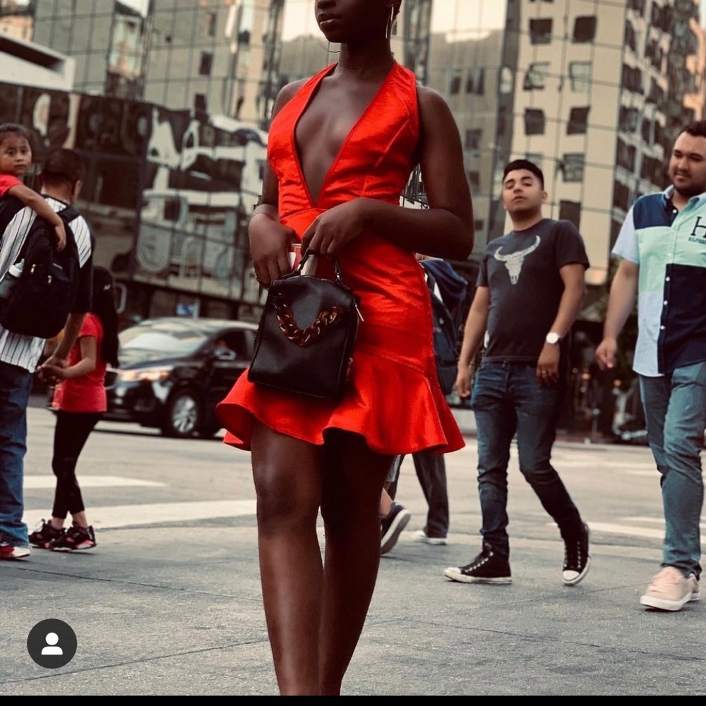 Red pretty little thing dress